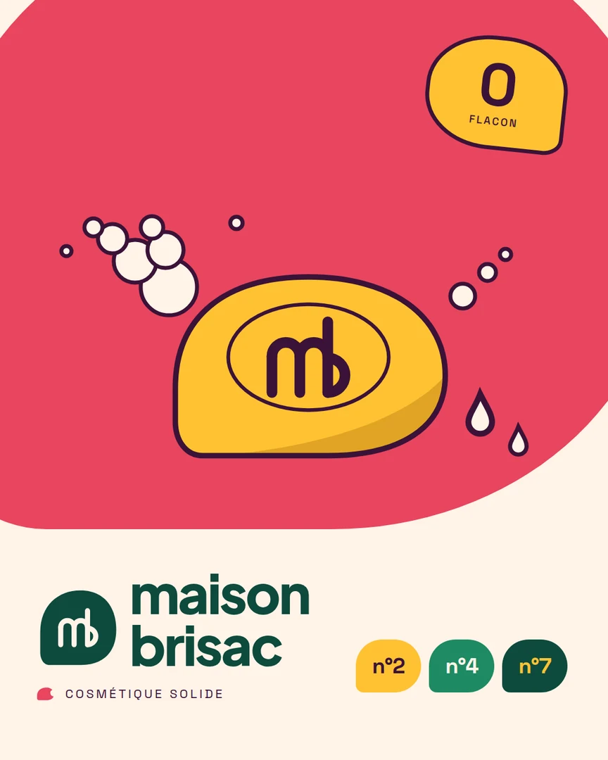 Vignette de l'exemple Maison Brisac, cosmétique solide, e-commerce