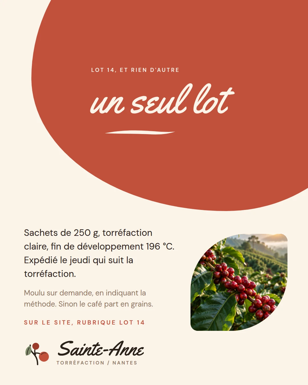Slide 5, la commande, et elle arrive en dernier